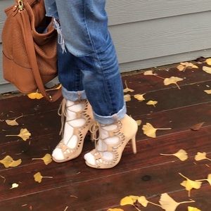 Shoemint lace up heels